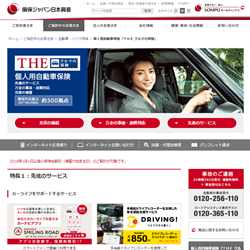損保ジャパン日本興亜/個人用自動車保険「THEクルマの保険」の概要